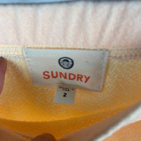 Sundry Womens Ruched Mini Peach Pencil Skirt Size 2 (XS) NWT - Picture 9 of 10